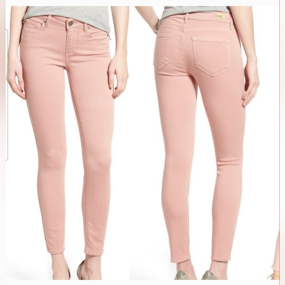 NWOT Paige Verdugo Ankle in Powder Pink - Size 30